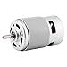 DC Brush Motor, 12V 0.32A 60W 3500 RPM Metal high-Performance Motor with high for car wash Pump, Sprayer, Power Tools