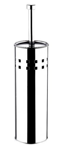 WC-Bürstenhalter aus Edelstahl mit Chrom-Spiegeleffekt Cover