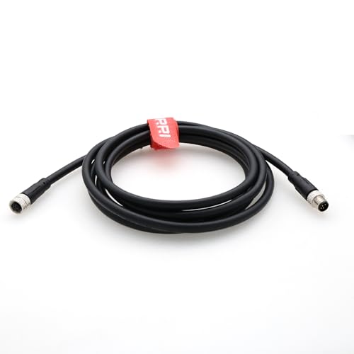 Connecteur M8 à 6 broches câble électrique blindé PVC appareil automatisation industrielle