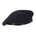 ecraftmart Unisex French Woolen Beret Cap, Traditional Rajputana Army Style Berets Hat for Men & Women (in, Alpha, Free