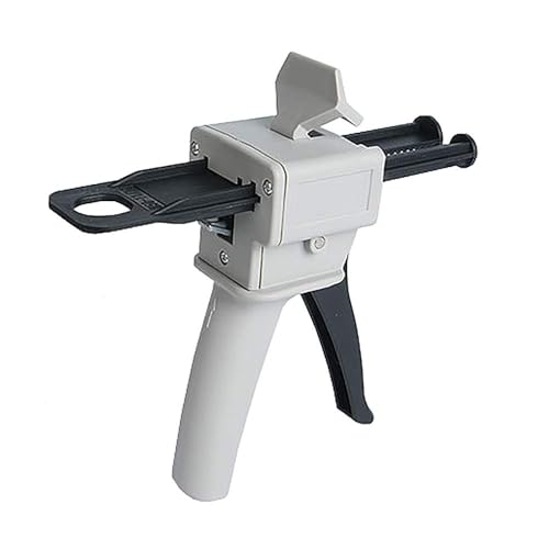 NEWCOMDIGI Dispenser Gun, Epoxy Glue Gun, Impression Mixing Dispensing Gun Applied to AB Plastic Tube (50ML)