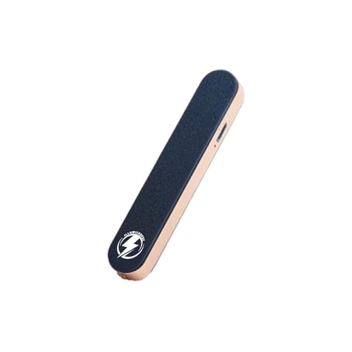 Encendedor Eléctrico Recargable Pequeño Oro Rosa y Negro Mate