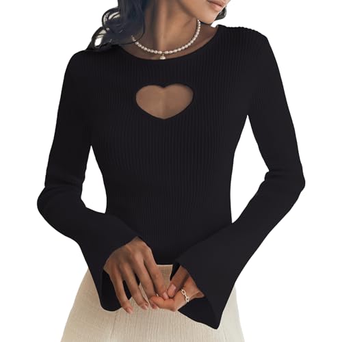 MGizo DtiSpectrum Suéter Bodycon para Mujer - Jersey Ajustado con...