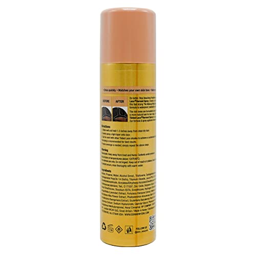 image for EBIN NEW YORK Tinted Lace Aerosol Spray - Medium Brown 5.07oz/ 150ml, 
