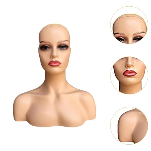 Busto para pelucas que evita enredos y organiza tus collares sin ocupar espacio 2