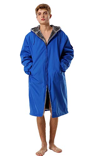 Adoretex Unisex Adult & Youth Faux Fur Lining Swim Parka-Pk003-Royal-Al #TOP1