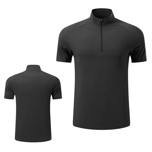 メンズウェア BackSlash StandCollar HalfSleeve Shirt メンズウェア BackSlash StandCollar HalfSleeve Shirt Tecbase