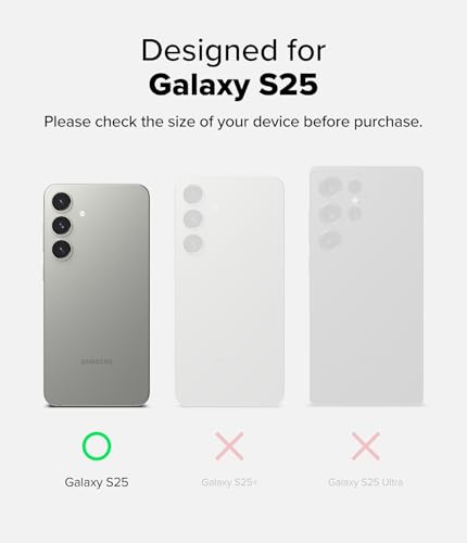 Image of Ringke Fusion Matte Compatible with Samsung Galaxy S25 Case Cover Anti Fingerprint Hard Back Soft Flexible TPU Bumper Scratch Resistant Natural Form S25 Back Cover - Matte Clear