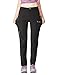 Produktbild donhobo Damen Outdoorhose Winddicht Wasserdicht Wanderhose Sommer Schnell Trockend Camping Funktionshose Trekkinghose (Schwarz,M)