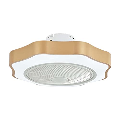 Plafonnier ventilateur LED TJH silencieux pour chambre d'enfant avec télécommande