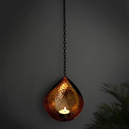 Tied Ribbons Wall Hanging Tealight Candle Holders For Home Decoration - Iron Hanging Wall Candle Holders Votive Sconce For Home Wall Decorations, Weddings, Events (Pack Of 2) #TOP3