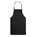 LIMMC 1 unids Delantal Delantal de Cocina de Restaurante con Bolsillos para Hornear cocinar Lavar Herramientas de aderezo Accesorios de Cocina para el hogar Dropshipping, Negro, XXL
