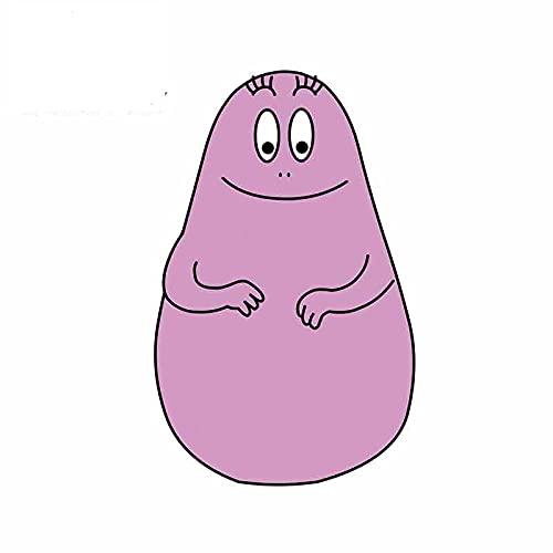 13 cm x 8.1 cm pour Les Barbapapa Personnalité Creative Autocollants De Voiture Vinyle 3D Drôle Personnalisé