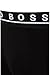 BOSS Hugo Men's 3-Pack Cotton Stretch Boxer Brief, Black, Large