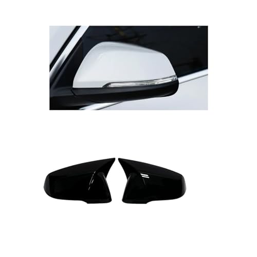 JPGZOVERSEA 2���� �u���b�N �t�F�C�X���t�g�ς� ���� BMW X1 F48 X2 F39 Z4 G29 2 GT F45 F46 1�V���[�Y F40 F52 �~���[�J�o�[�L���b�v(Gloss Black)