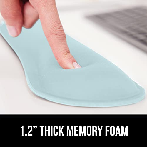 image for GORILLA GRIP Silky Gel Memory Foam Wrist Rest for Computer Keyboard, M