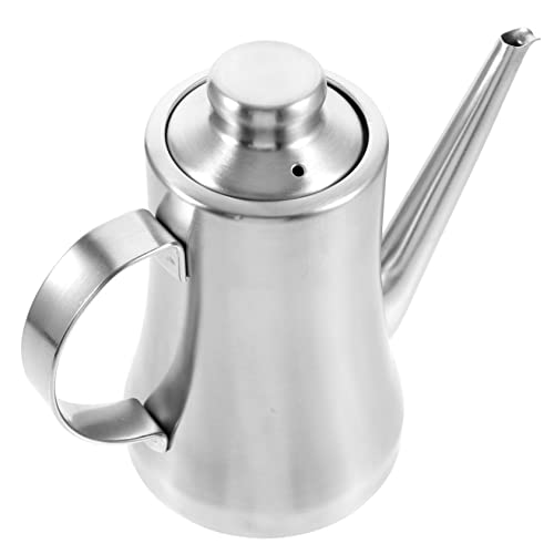 OKUMEYR Dispensador De De Acero Inoxidable Filtro Contenedor De Almacenamiento De Cocina Para y Grasa Capacidad Para Uso Doméstico