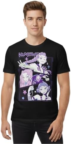 K-Pop Demon Hunters Huntrix Rumi Mira Group Panels T-Shirt