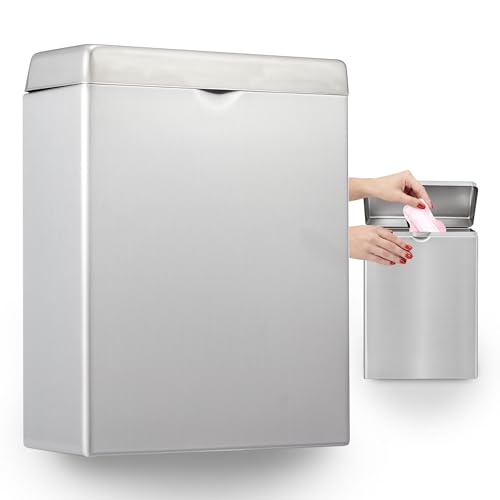 Alpine Sanitary Napkin Receptacle – Wall Mounted...