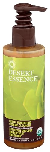 Desert Essence Gentle Nourishing Organic Cleanser, 6.7 Fluid Ounce