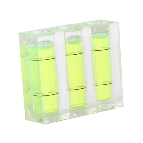 10 Niveles de burbuja de burbuja mini portátiles cuadrados verdes para carpintería 6