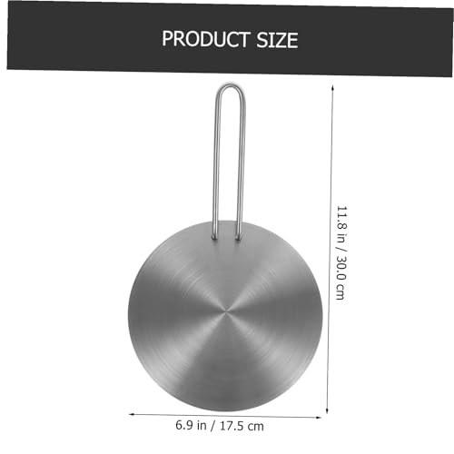 Plaque d'adaptation pour plaque à induction 18 cm et diffuseur de chaleur pour gaz