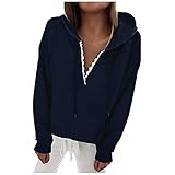 🌈Feature: Slim Fit, warme Oberbekleidung, mit Kapuze, flauschigen Kapuzenoberteilen, Damen-Shearling-Sweatshirt, lässigem und süßem Stil, Kordelzugpullover, dickem Kapuzenpullover, Langarm Kapuzen Sweatshirt, Langarmshirt, Outerwear. 