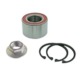 Protrailer Set di cuscinetti compatti da 30/60 x 37 mm, adatto per AL-KO 1637, cuscinetto ruota con dado flangiato e 2 anelli di sicurezza, adatto per tamburo del freno da 160 x 35 mm, numero di