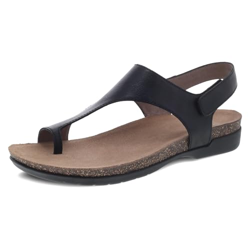 Image of Dansko Reece Sandal for Women - Memory Foam and Cork Footbed for Comfort and Arch Support - Lightweight Rubber Outsole for Long-Lasting Wear with Hook & Loop Strap