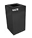 Ergode Recycling Containers | 28GC03-CB-VV | Compact, Space Efficient, Durable Steel | Customizable Sizes, Colors, Lid Options
