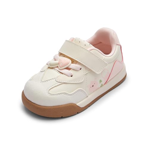 Balabala Toddler Shoes Toddler Girl Sneakers Barefoot Boy Walking Shoes Cute Baby Tennis Shoe Slip on Running Sneakers