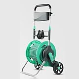 ✔ Applicable à une variété de scénarios : Notre chariot de bobine est conçu pour la conception multifonctionnelle dans les jardins, les pelouses, les trottoirs et les arrière-cours. Le panier de rangement peut libérer vos mains et stocker facilement des choses.