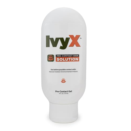 Image of CoreTex Ivy X Pre-Contact Poison Ivy Protection Gel - 4oz Tottle of USA-Made Barrier Gel to Help Prevent Itchy Rashes - Also Works on Poison Oak & Sumac Oils - Quick Dry & Chalk-Free Formula