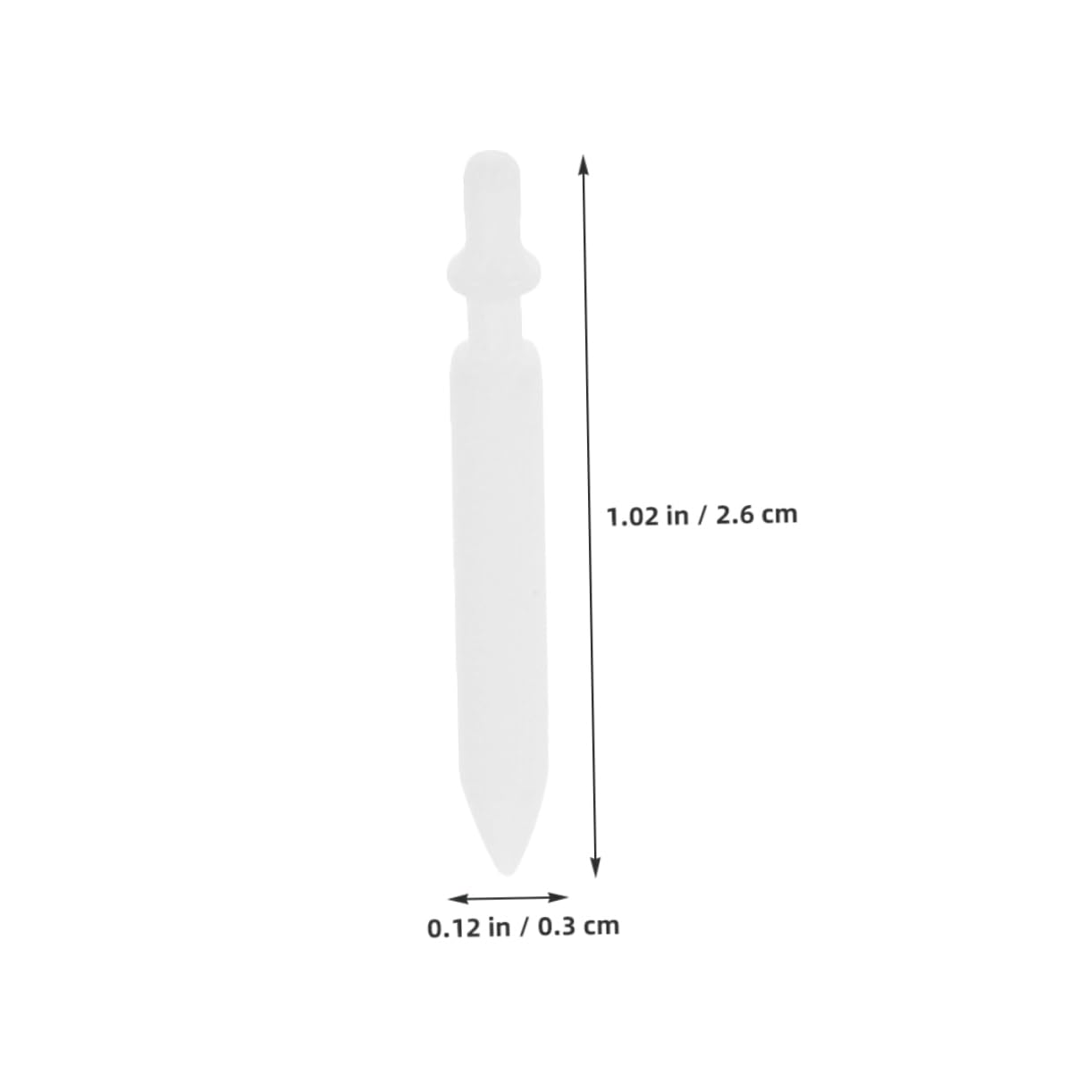 Gadpiparty 30pcs Painting Pens Nibs Marker Tips Replacement Painting Pen Points Spare Nibs Tips Writing Devices Nylon White