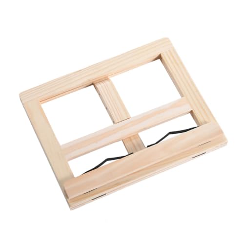 Support de lecture en bois noble STOBAZA, pupitre robuste et ajustable pour grands livres