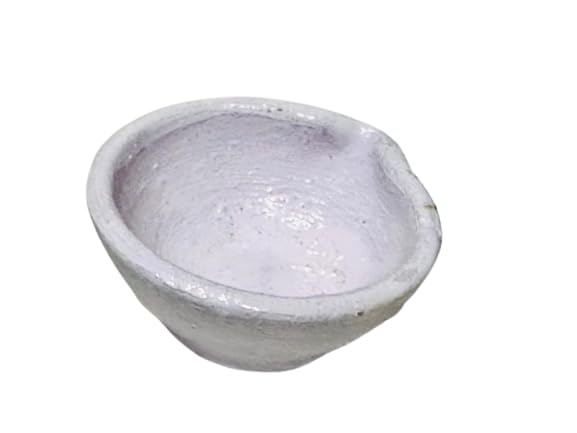 White Diya For Decorations and Diwali -Pack of 4