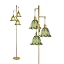 3 Green Flower-Gold