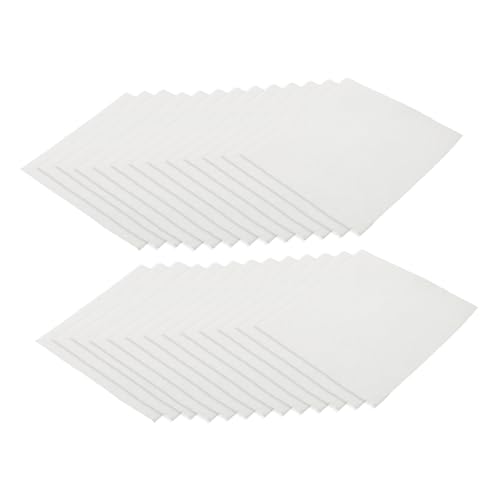 Veemoon 300piezas Papel De Limpieza Desechable Cuadrado Alta Absorción Sin Pelusa Toallitas Para Coche Teléfono Cocina Unidades Color Blanco Para Limpiar Polvo Superficies Delicadas