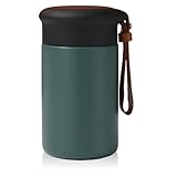 LIVEMUG Pocket Spittoon for Chewing Tobacco - 7Oz Stainless Steel Portable Spit Cup, Dip Spitting - Wide Mouth, Spill Resistant Spitter, Reusable for Chew, Dark Green