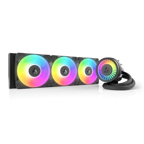 ARCTIC Liquid Freezer III Pro 360 A-RGB - AIO CPU Soğutucu, 3 x 120 mm Su Soğutma, 38 mm Radyatör, PWM Pompa, VRM Fan, AMD AM5/AM4, Intel LGA1851/1700 Kontak Çerçevesi - Siyah