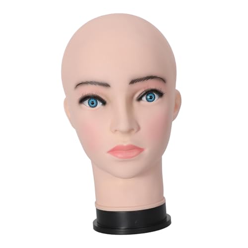 Cabeza de maniquí para estudios de estética y formación de peluquería