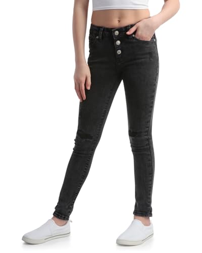 Jessica Simpson Girls Jeans - Comfort Stretch Skinny, Flare, Straight Cut Denim Jeans - Casual Pocket Jeans for Girls (4-16)