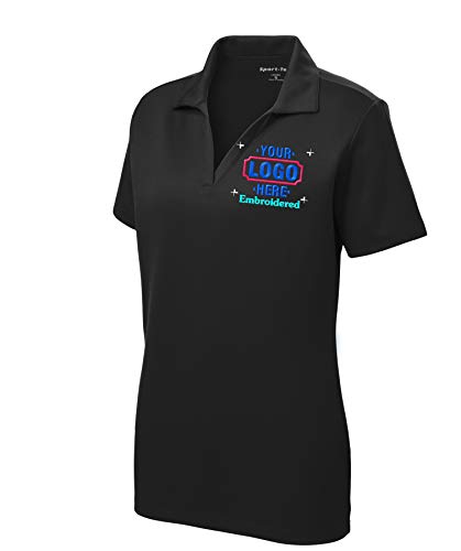 Womens/Ladies Custom Polo Shirt. Custom Embroidered Polo Shirt for Ladies.