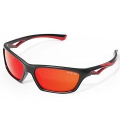 Black/Red Frame/Red Revo Lense