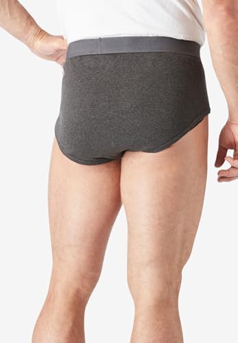 KingSize Men's Big & Tall Classic Cotton Briefs 3-Pack4