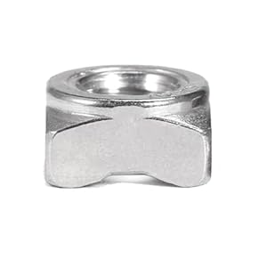 WUPNGS Quadratische Schweißmutter Edelstahl 10 Stück