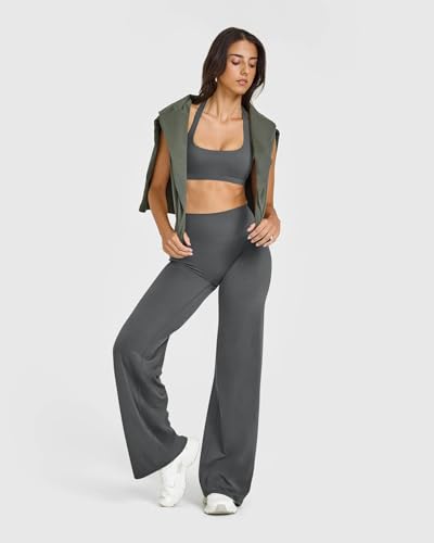 Image of OQQ Yoga Pants Women Casual Soft Straight Leg Bottoms