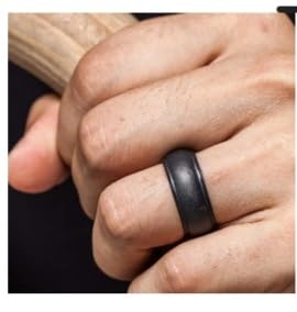 Image of Silicone Rings - Stylish, Durable, and Comfortable for Every Occasion (Set of 3) (and sizes from 7 to 14)