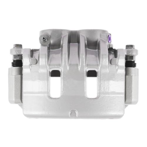 Image of Detroit Axle - Front Right Brake Caliper for 2009 2010 2011 Cadillac STS, Passenger Side Disc Brake Caliper with Bracket Replacement
