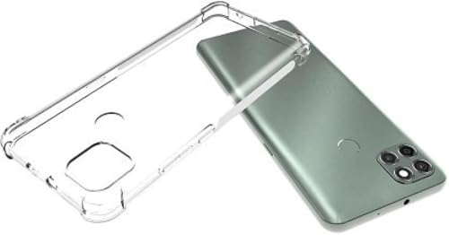 Image of BOXXO Flexible Back Cover for Mi Redmi 9 | Back Cover Transparent Clear Shockproof Case Four Corner Protection | Slim Protective Mobile Phone Cover for Mi Redmi 9